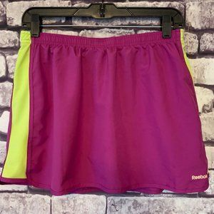 Reebok Purple & Yellow Skort Size M